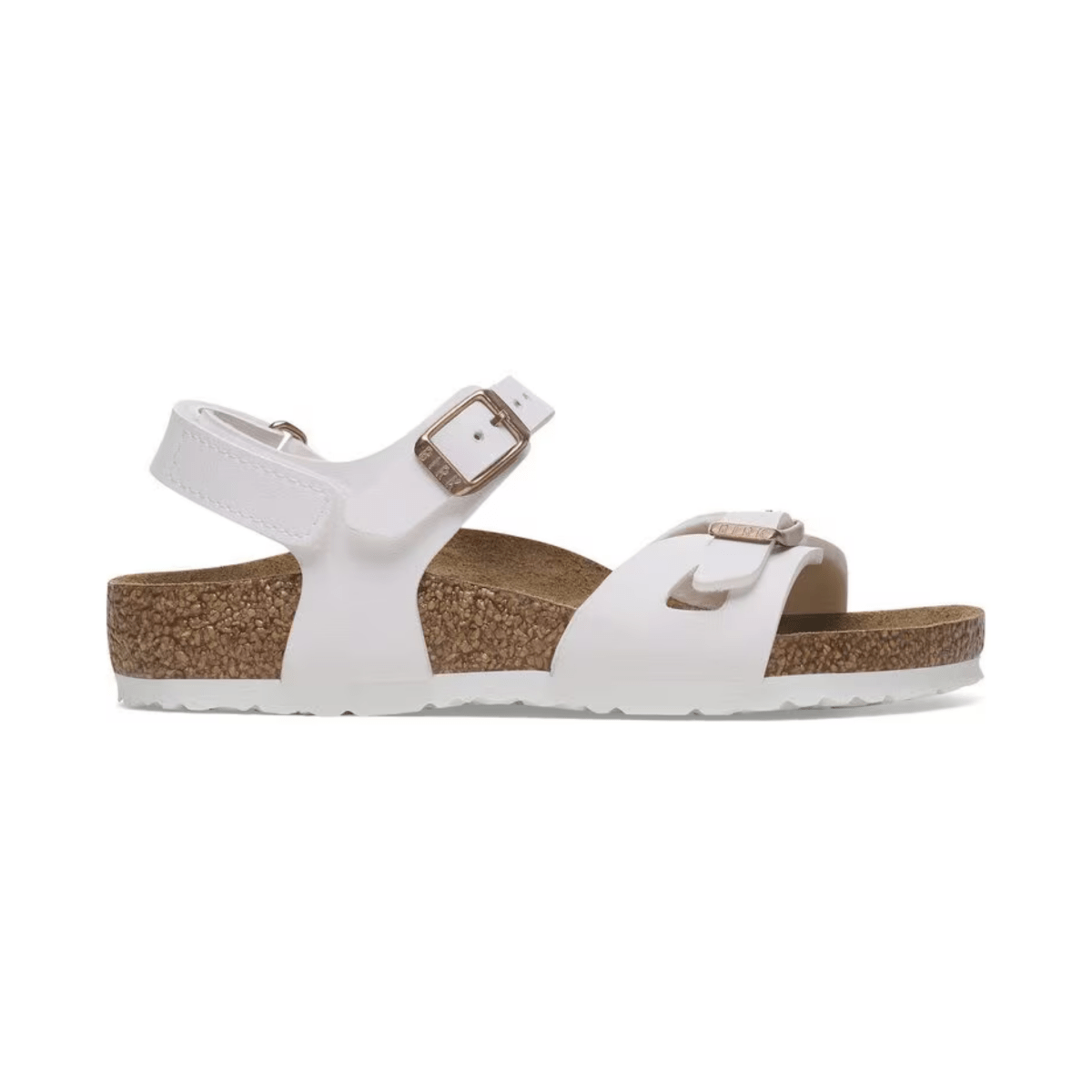 Birkenstock Girls Rio Birko-Flor White