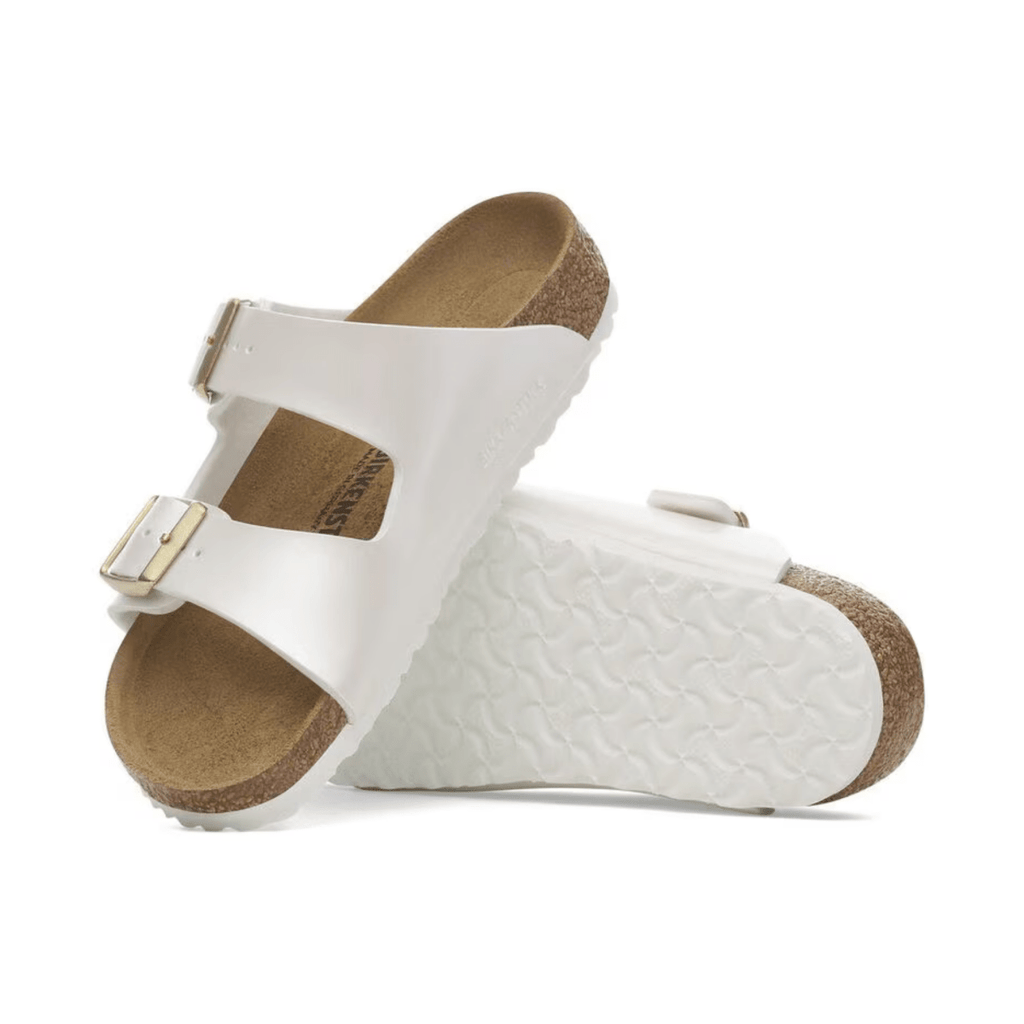 Birkenstock Kids Arizona Birko-Flor Electric Metallic Pearl