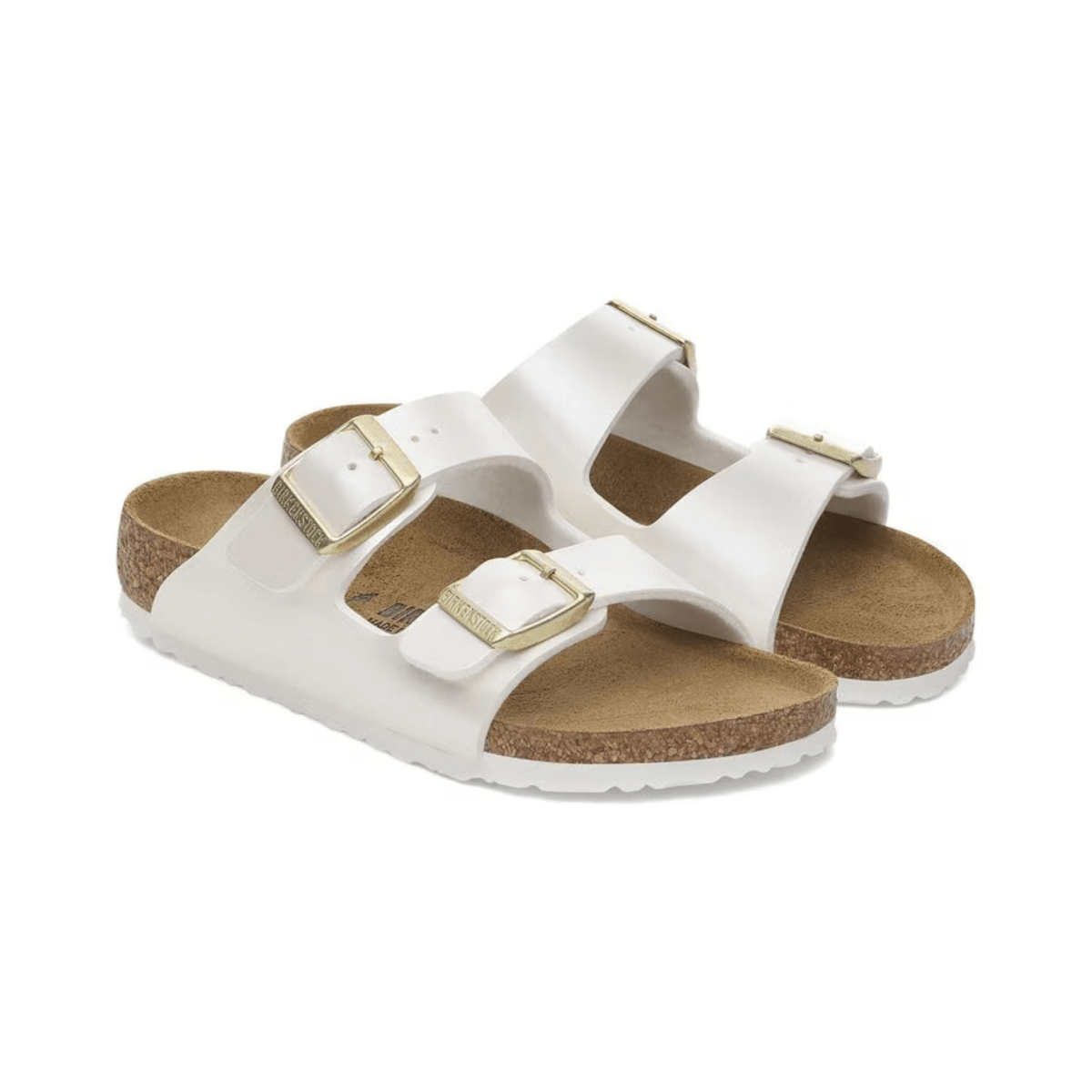 Birkenstock Kids Arizona Birko-Flor Electric Metallic Pearl