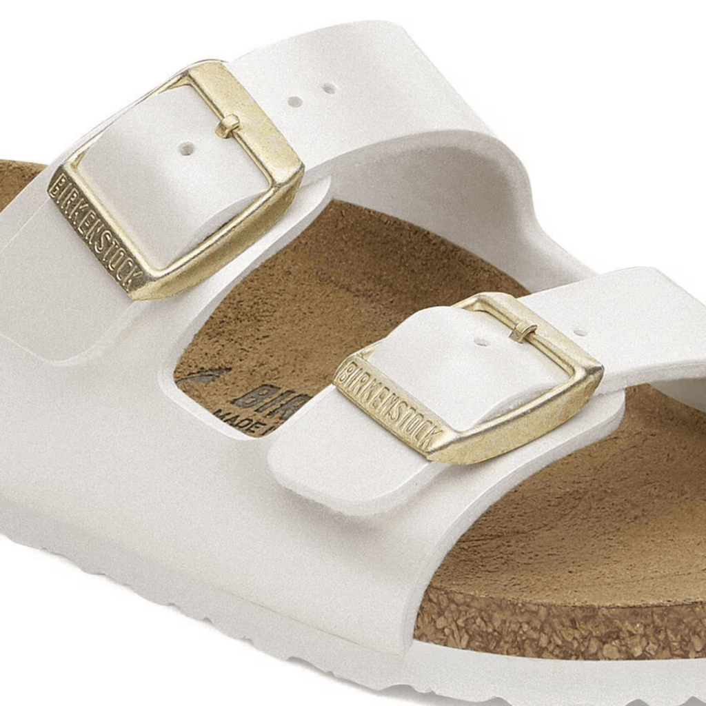 Birkenstock Kids Arizona Birko-Flor Electric Metallic Pearl