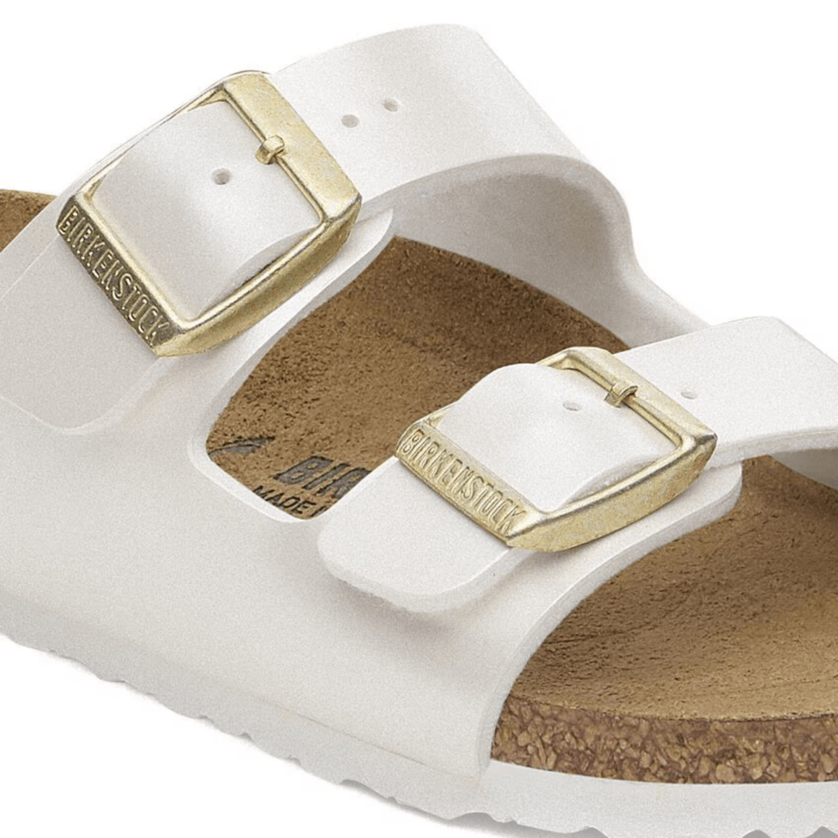 Birkenstock Kids Arizona Birko-Flor Electric Metallic Pearl