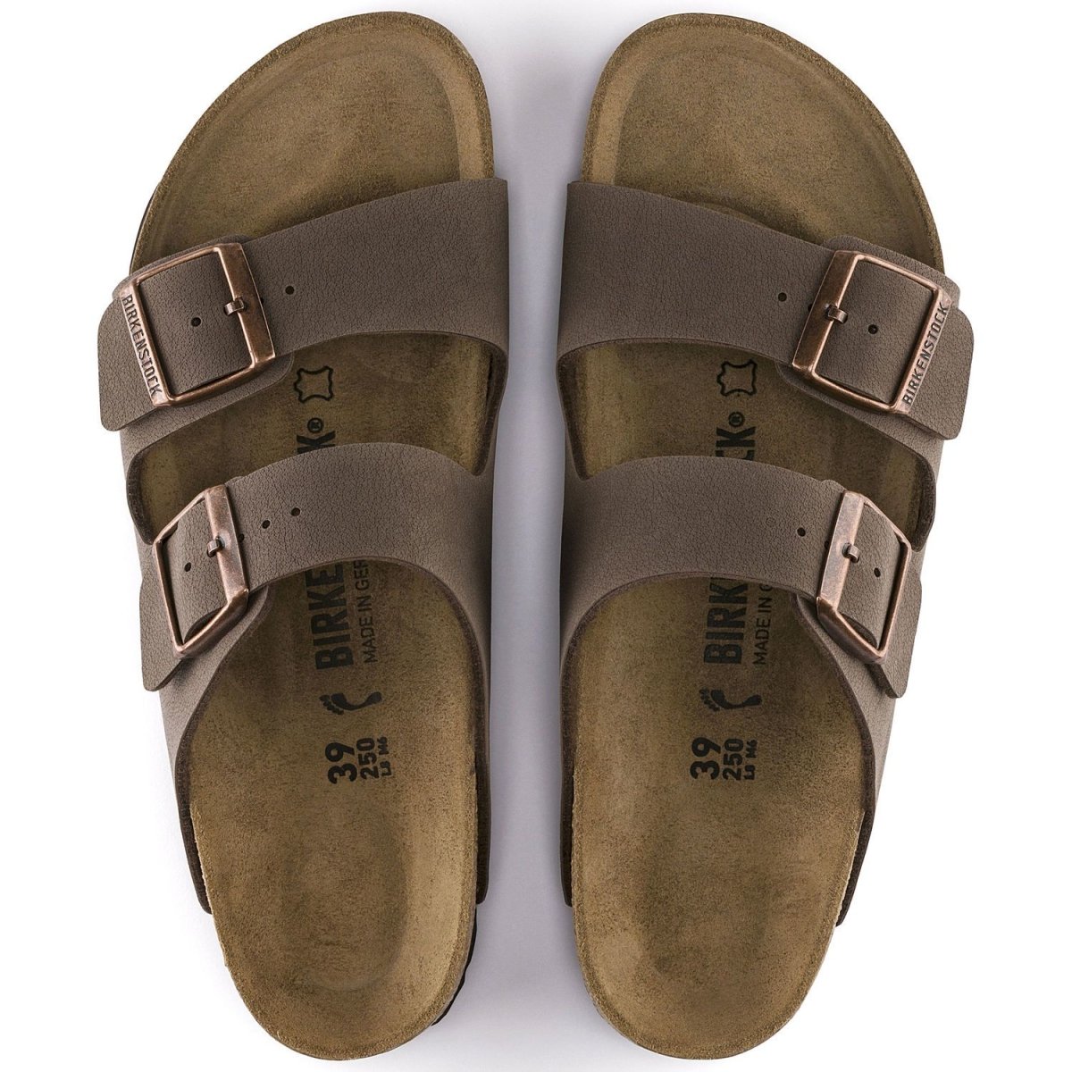 Birkenstock Kids Arizona Mocha Buc (Sizes 35-36)