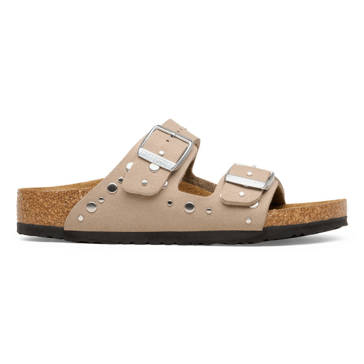 Birkenstock Kids Arizona Rivets Soft Birki Grey Taupe