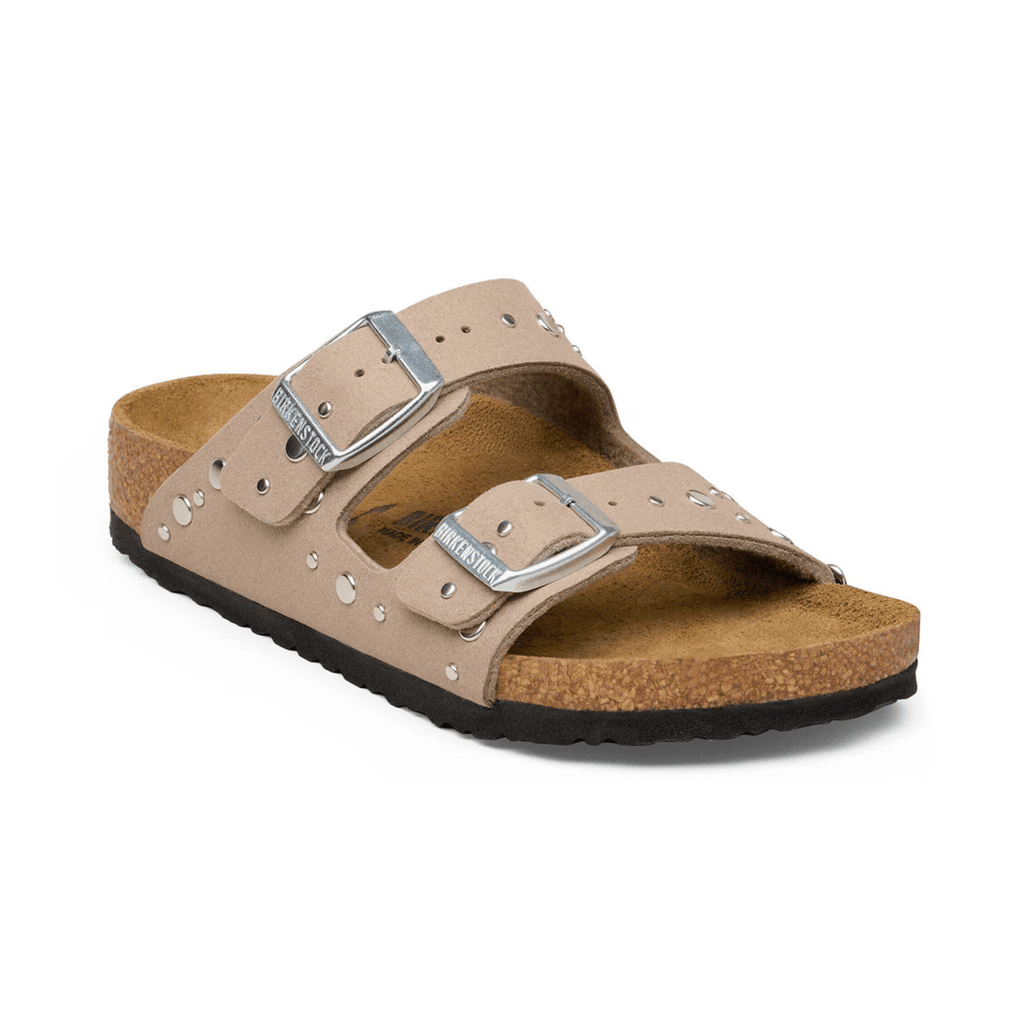 Birkenstock Kids Arizona Rivets Soft Birki Grey Taupe