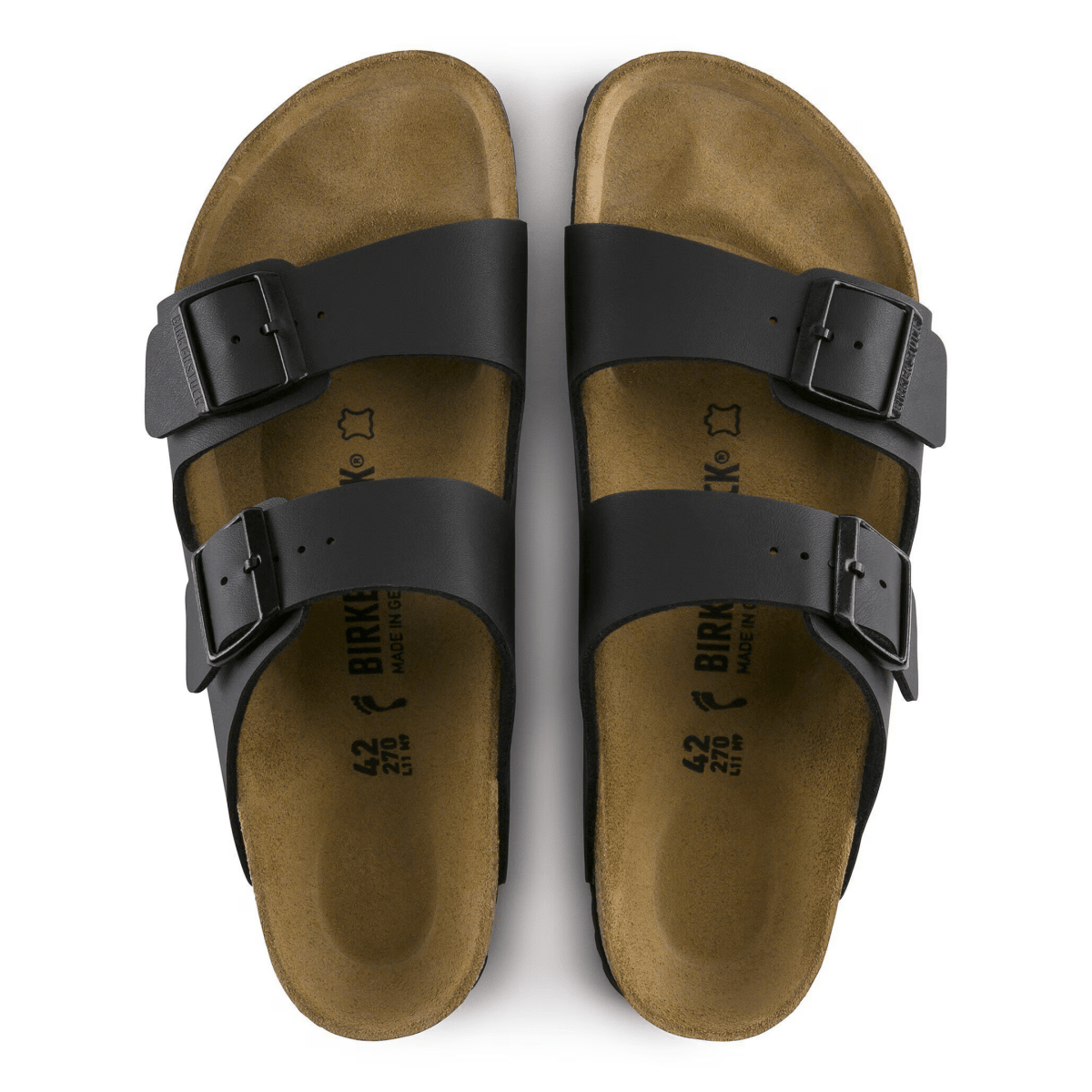 Birkenstock Men's Arizona Birko-Flor Black