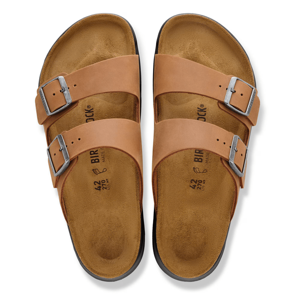 Birkenstock Men's Arizona Crosstown Cognac Oiled Leather