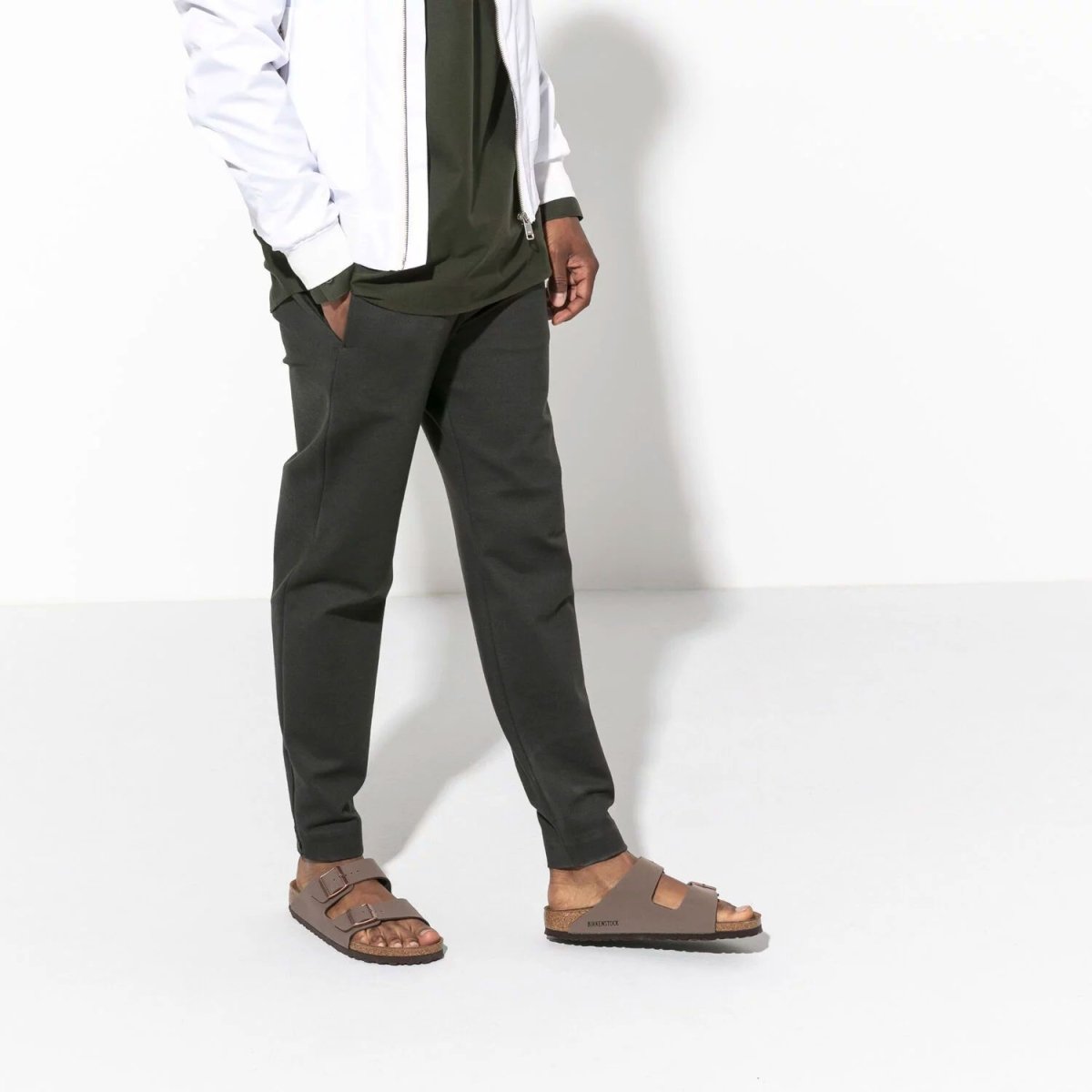 Birkenstock Men's Arizona Mocha Birko-Flor