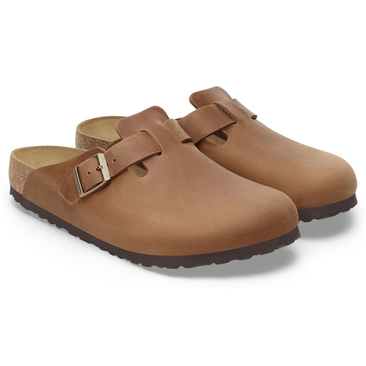 Birkenstock Men's Boston Cognac Oiled Leather