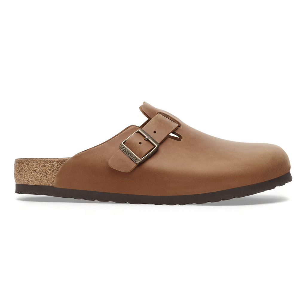 Birkenstock Men's Boston Cognac Oiled Leather