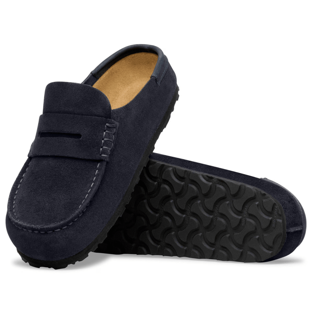 Birkenstock Men's Naples Wrapped Navy Midnight Suede