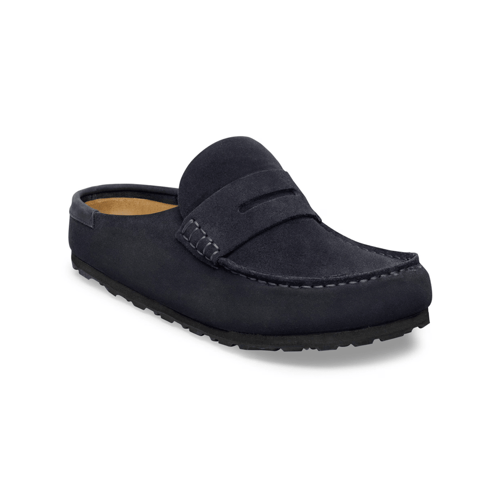 Birkenstock Men's Naples Wrapped Navy Midnight Suede