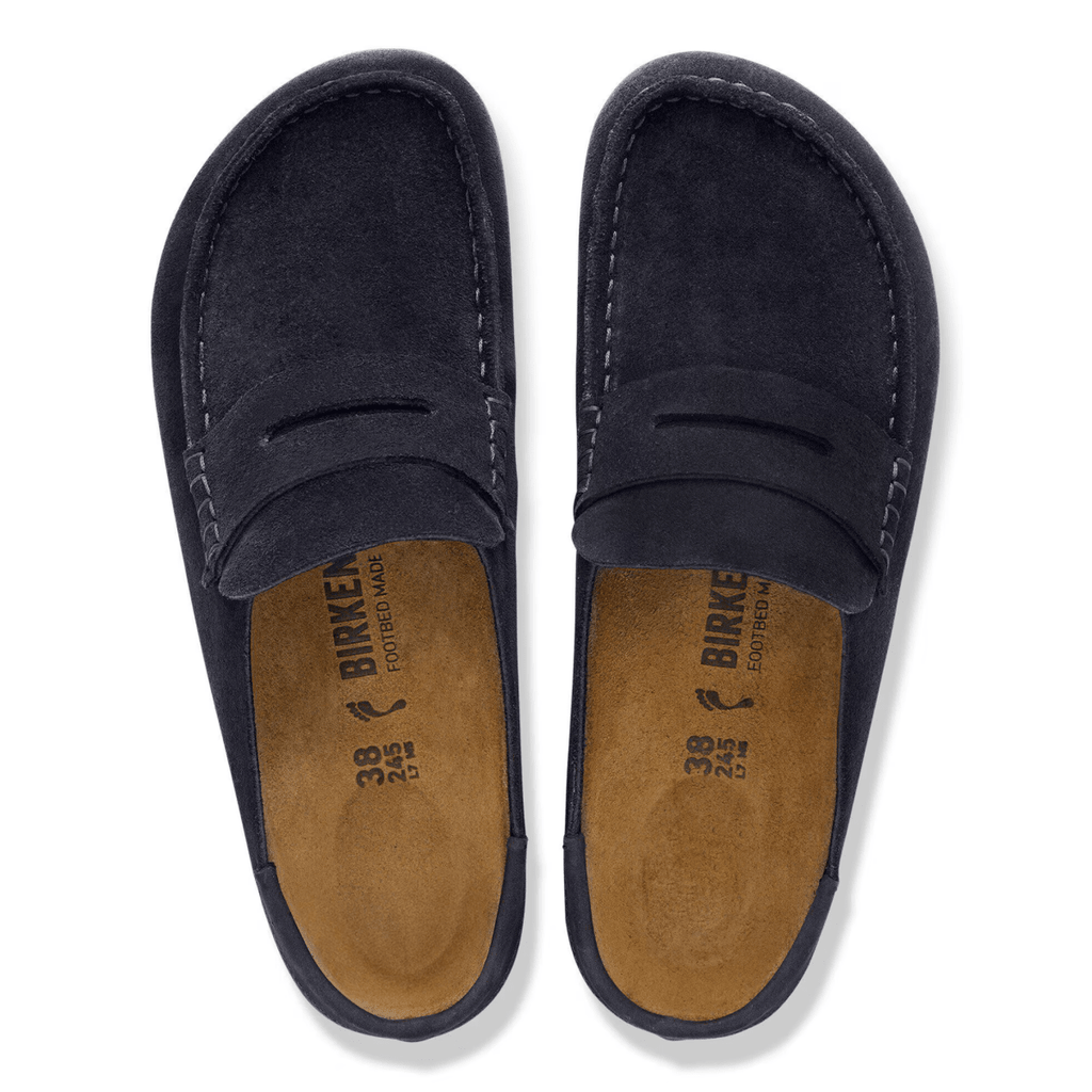 Birkenstock Men's Naples Wrapped Navy Midnight Suede