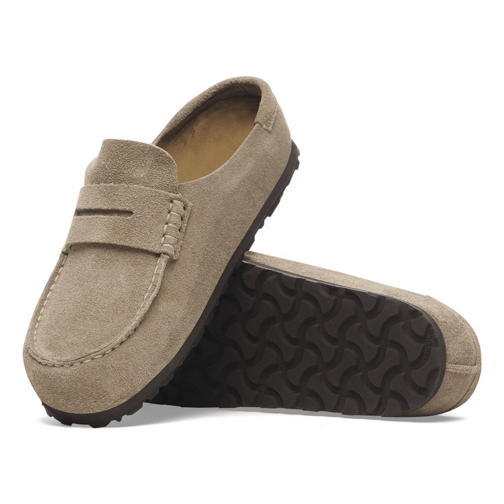 Birkenstock Men's Naples Wrapped Taupe Suede