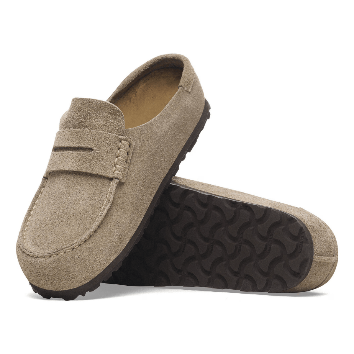Birkenstock Men's Naples Wrapped Taupe Suede