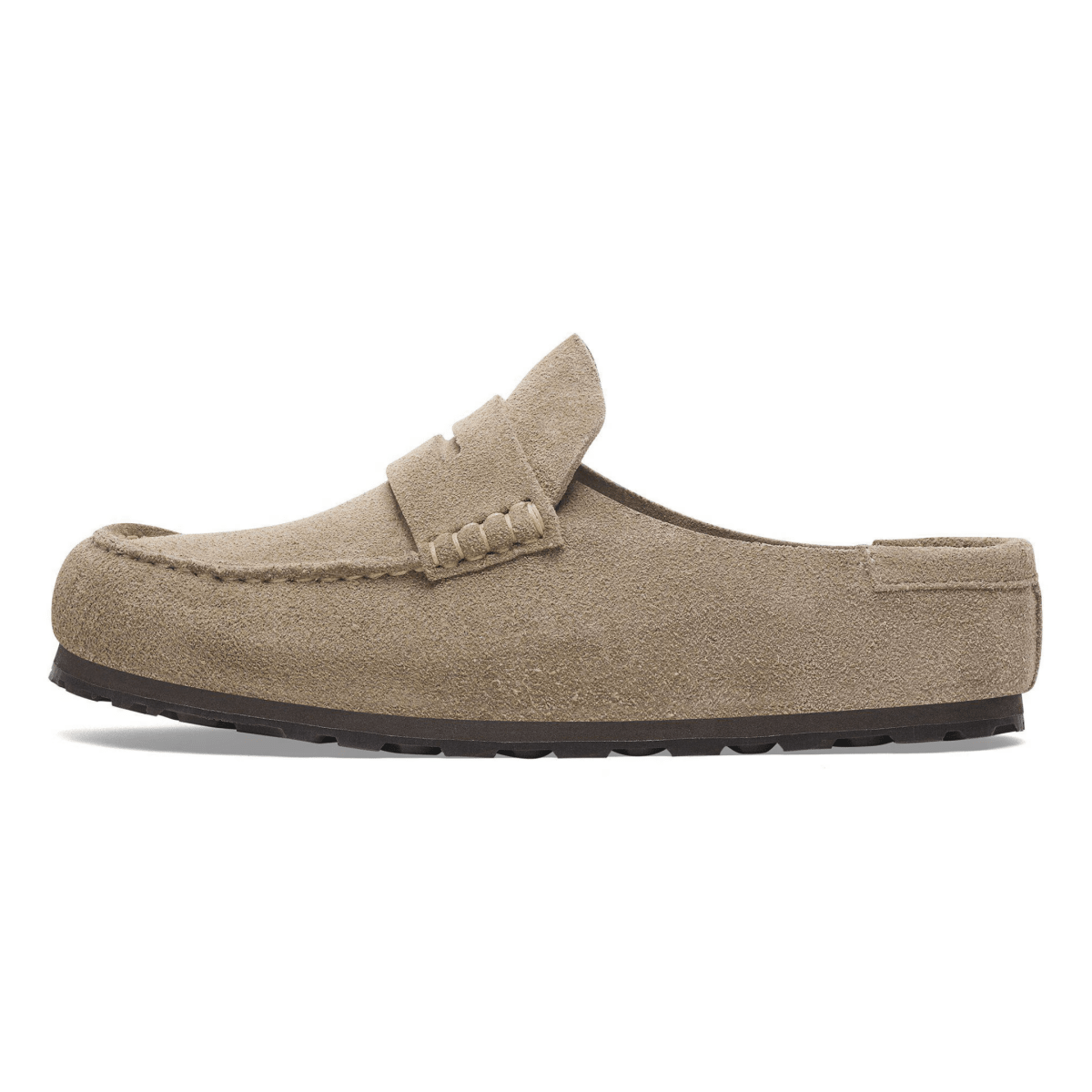 Birkenstock Men's Naples Wrapped Taupe Suede
