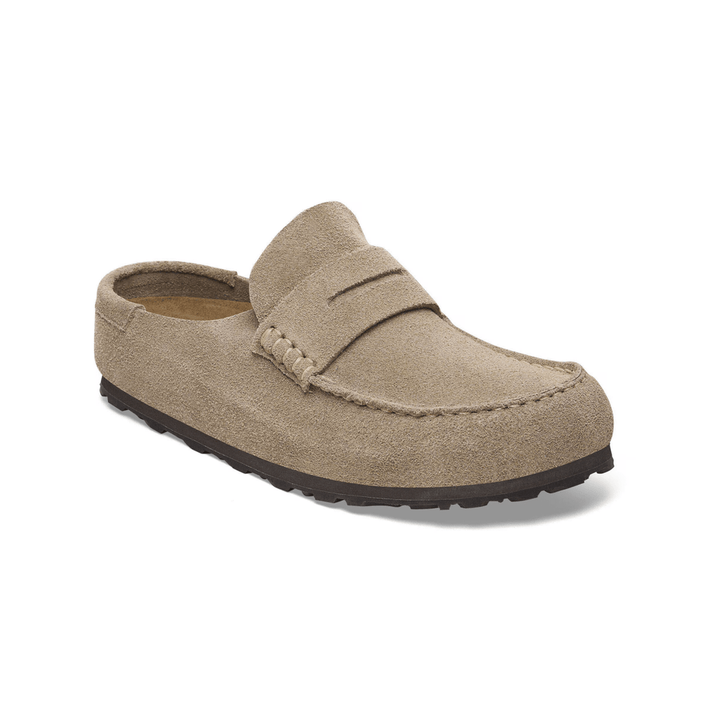 Birkenstock Men's Naples Wrapped Taupe Suede