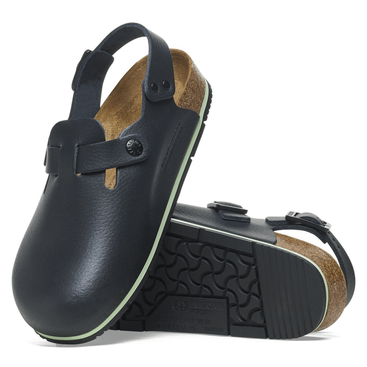 Birkenstock Men's Tokio Pro Black Leather