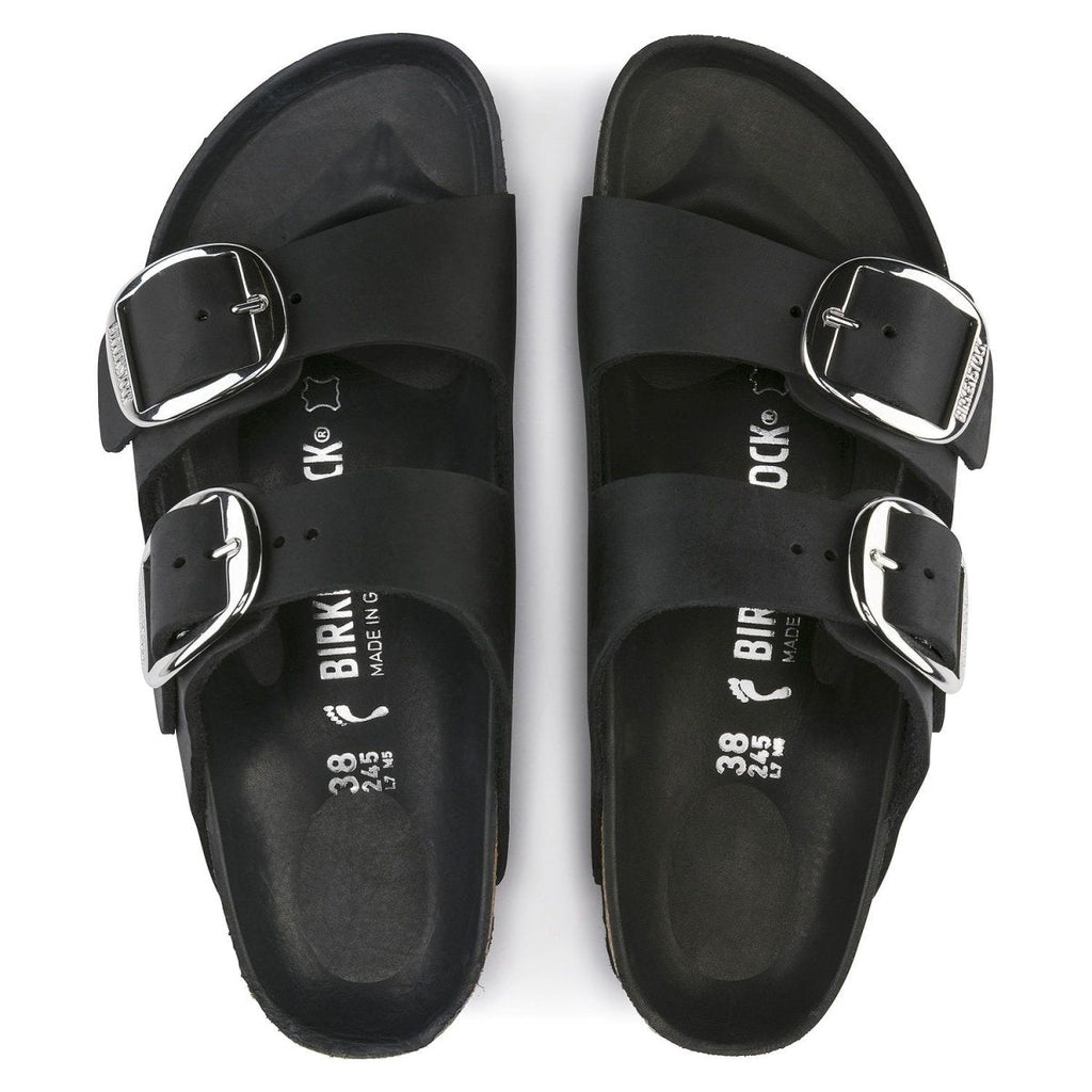 Birkenstock Women's Arizona Big Buckle Oiled Leather Black
