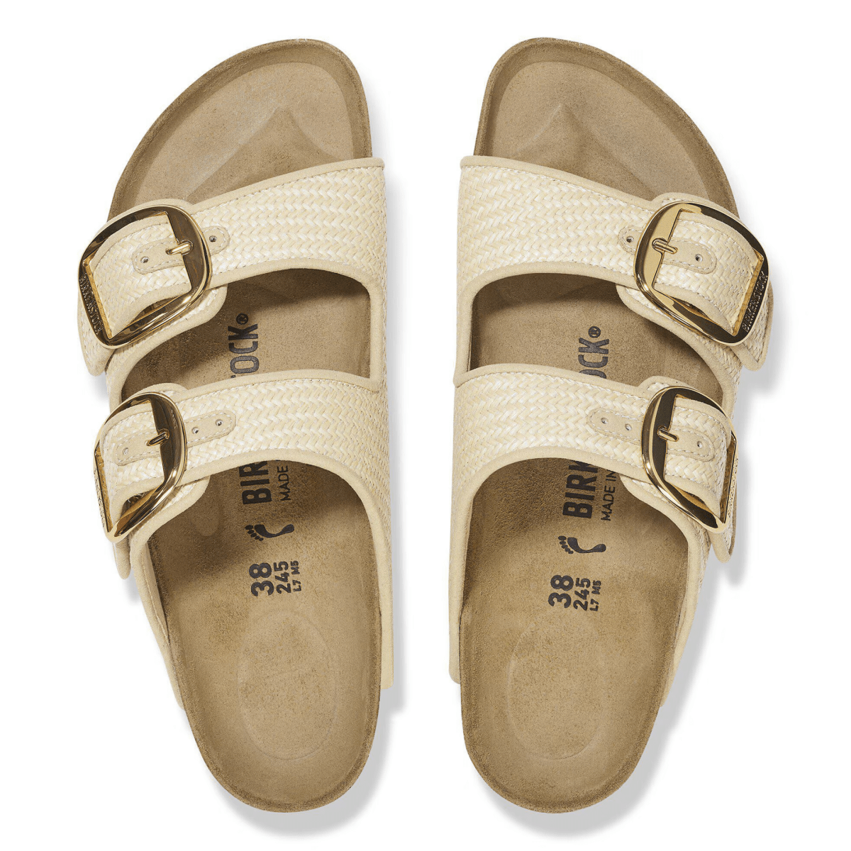 Birkenstock Women's Arizona Big Buckle Raffia Natural