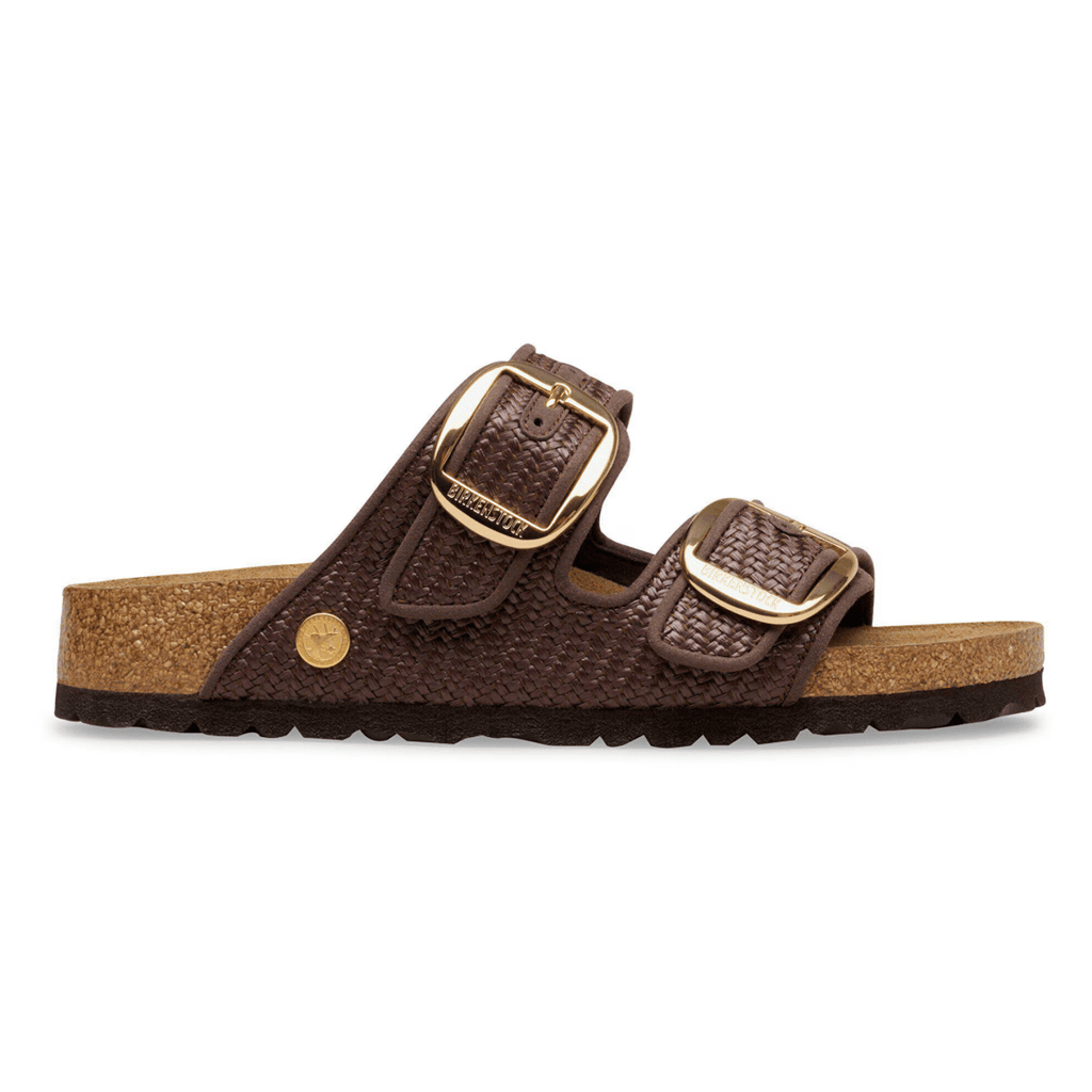 Birkenstock Women's Arizona Big Buckle Textile Raffia Carafe