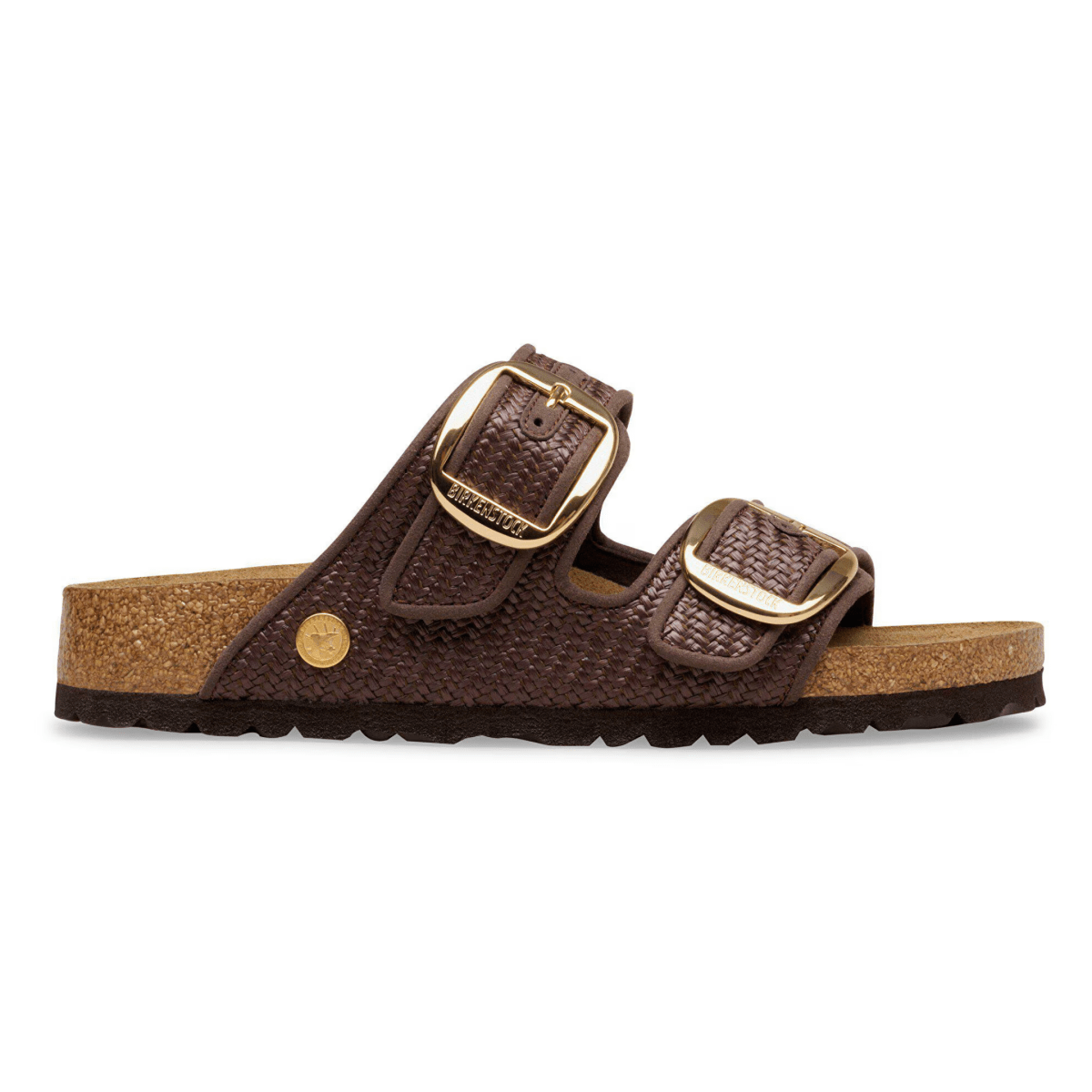 Birkenstock Women's Arizona Big Buckle Textile Raffia Carafe