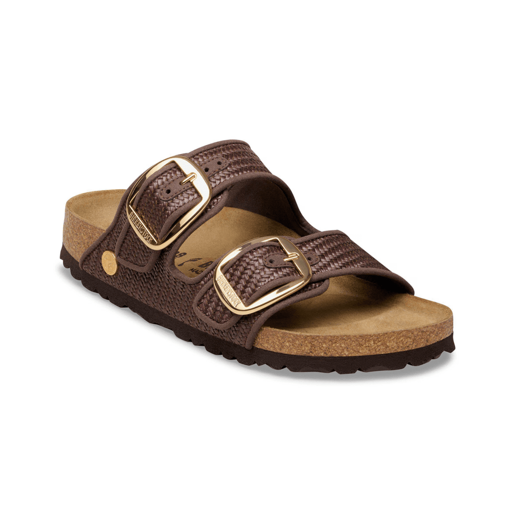 Birkenstock Women's Arizona Big Buckle Textile Raffia Carafe