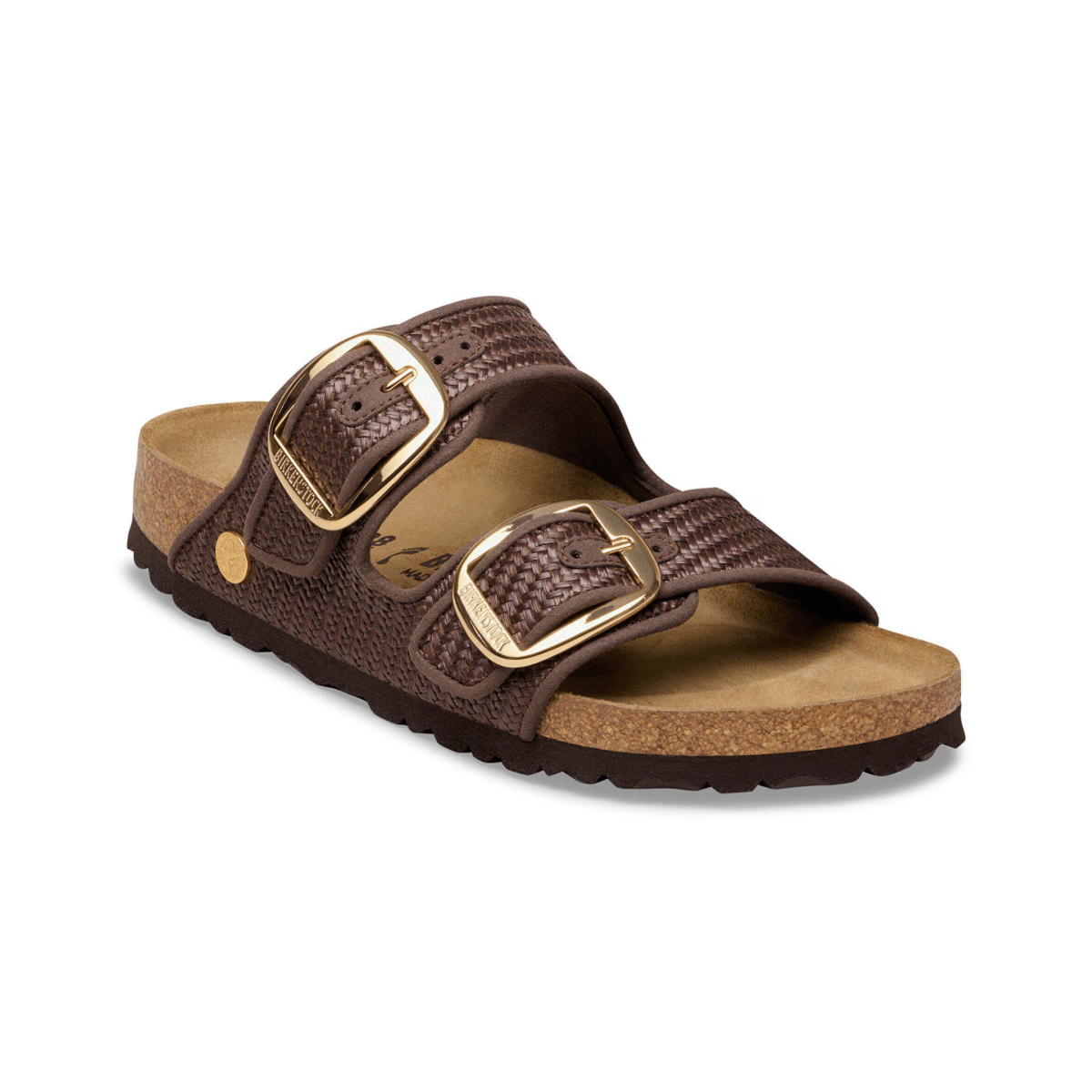 Birkenstock Women's Arizona Big Buckle Textile Raffia Carafe