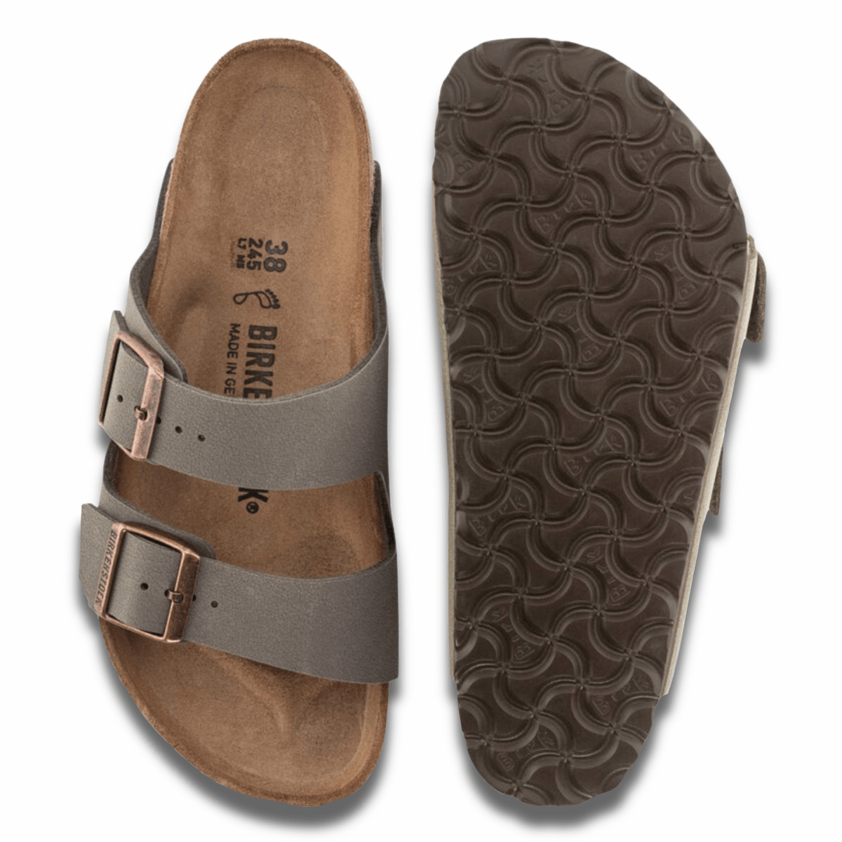 Birkenstock Women's Arizona Birkibuc Stone