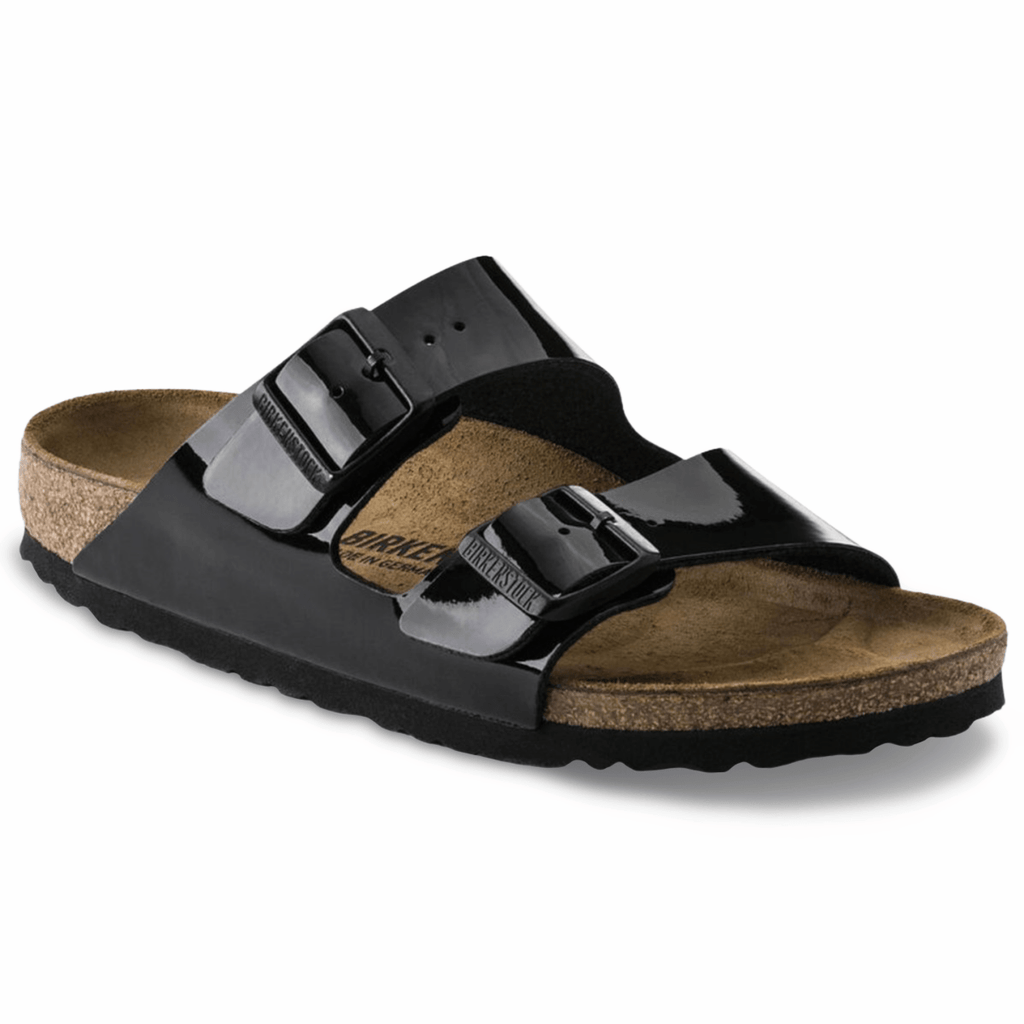 Birkenstock Women's Arizona Birko-Flor Patent Black