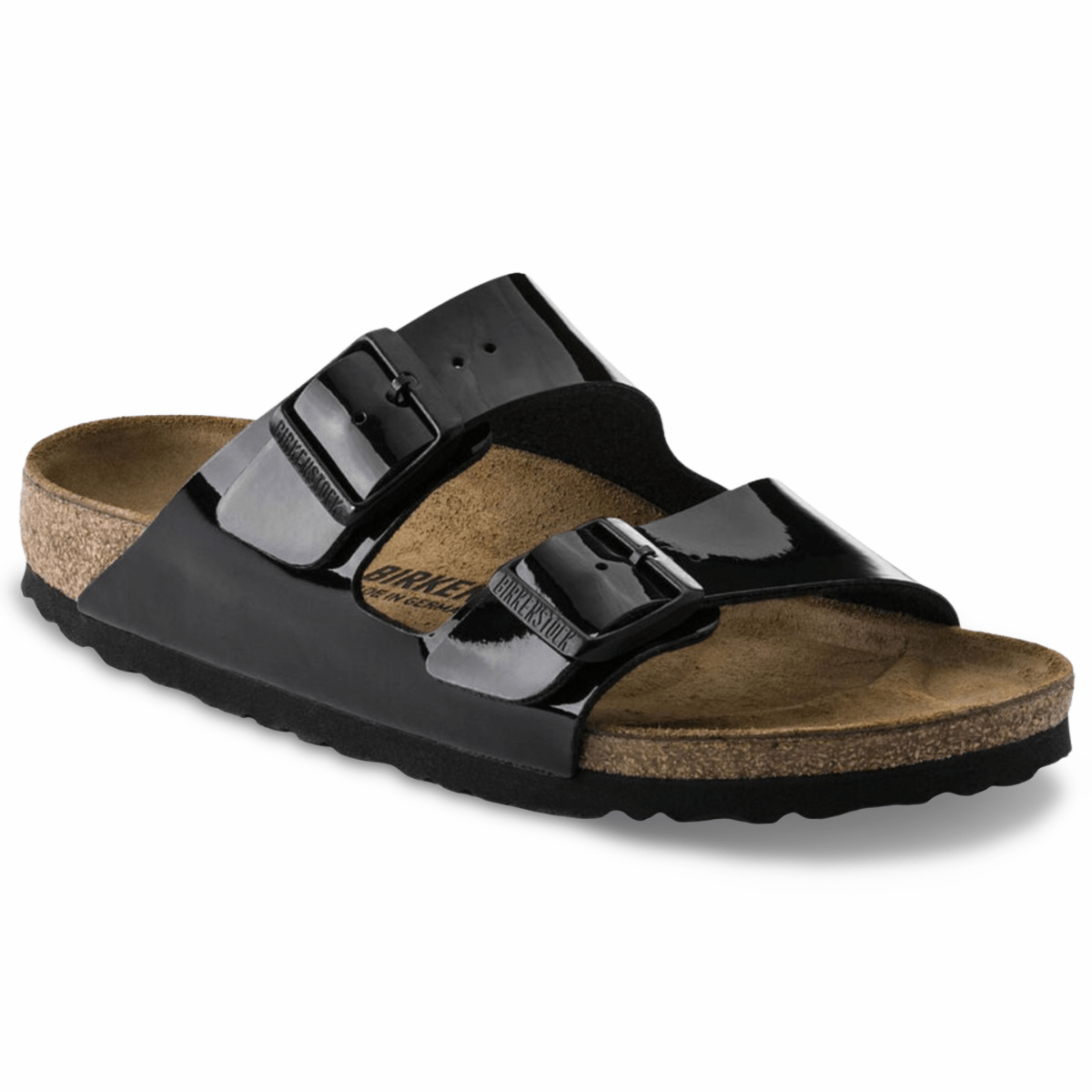 Birkenstock Women's Arizona Birko-Flor Patent Black