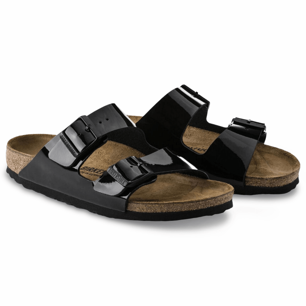 Birkenstock Women's Arizona Birko-Flor Patent Black