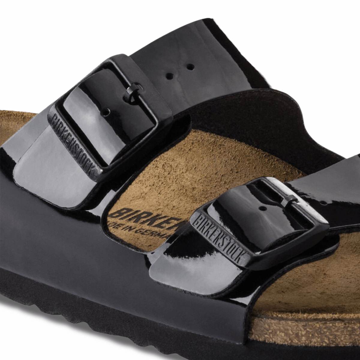 Birkenstock Women's Arizona Birko-Flor Patent Black