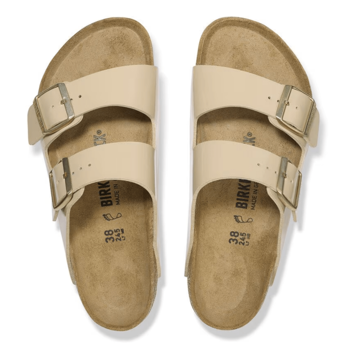 Birkenstock Women's Arizona Birko-Flor Patent Sand