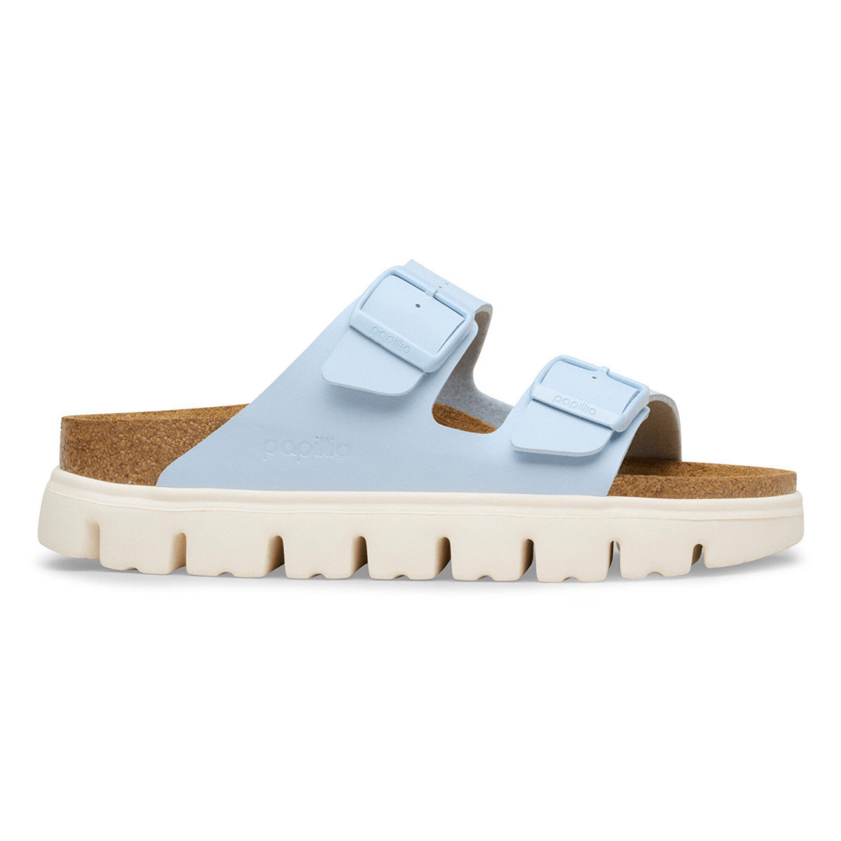 Birkenstock Women's Arizona Chunky Birko-Flor Baby Blue