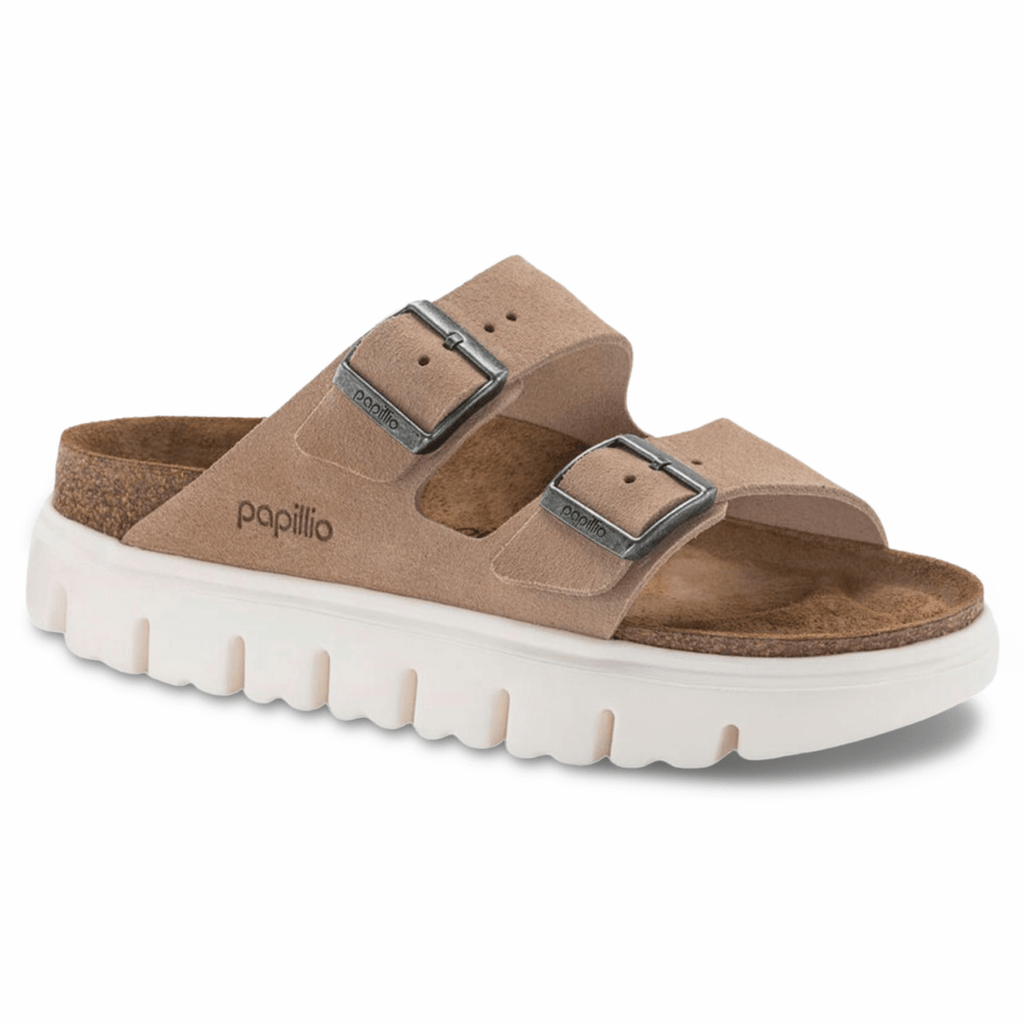 Birkenstock Women's Arizona Chunky Warm Sand Suede