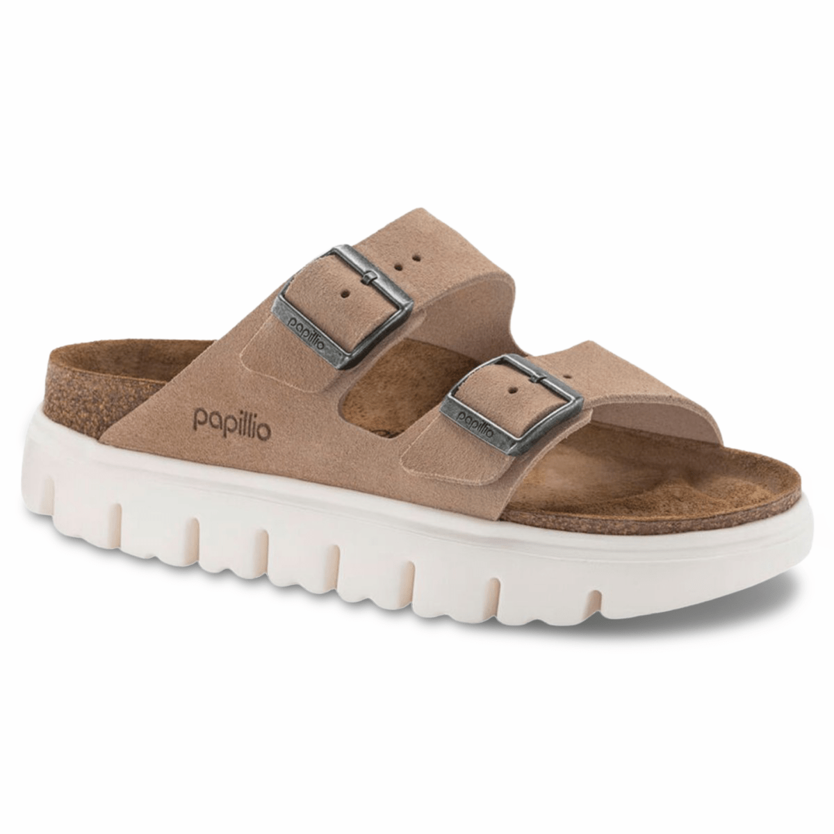 Birkenstock Women's Arizona Chunky Warm Sand Suede