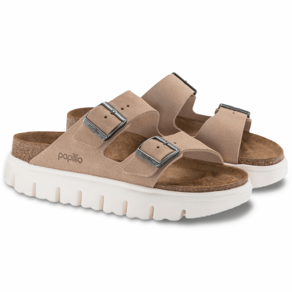 Birkenstock Women's Arizona Chunky Warm Sand Suede