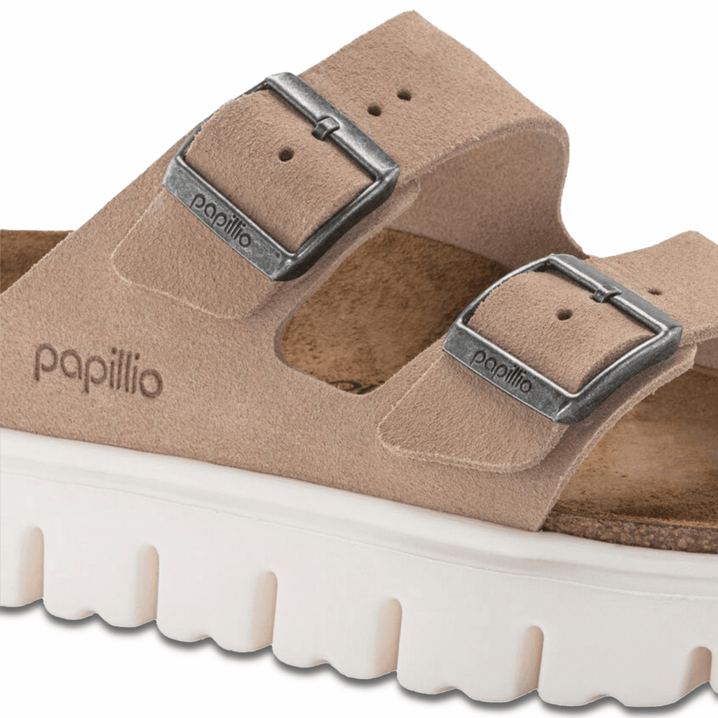 Birkenstock Women's Arizona Chunky Warm Sand Suede