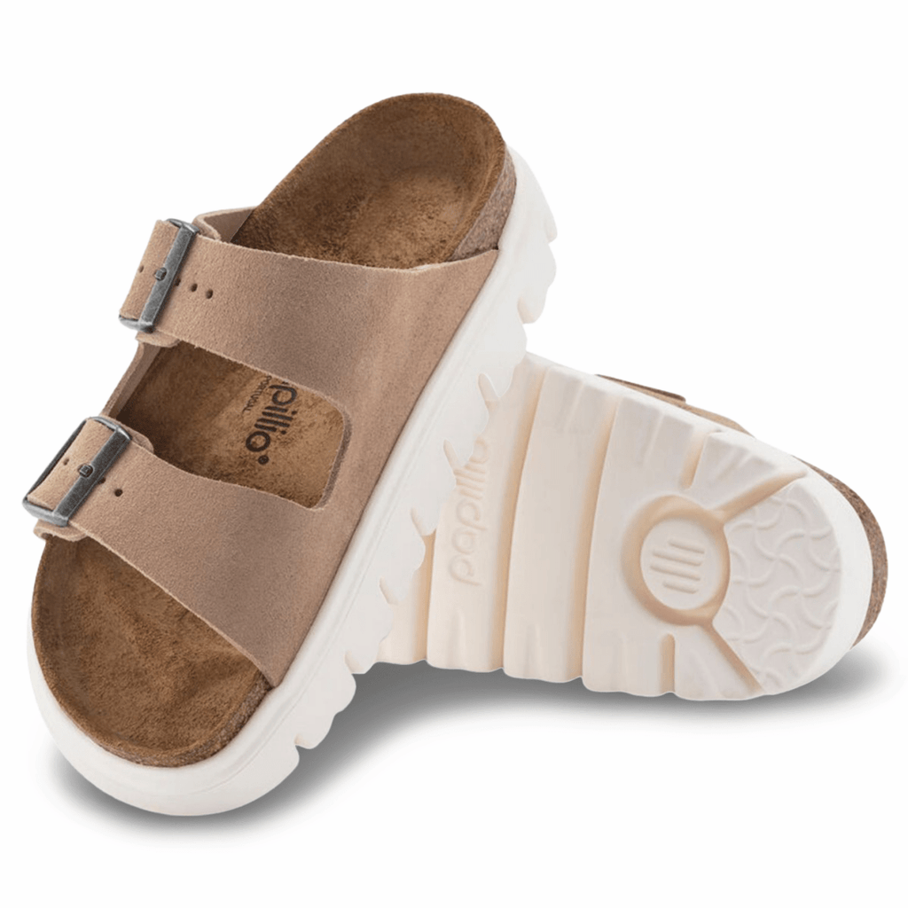 Birkenstock Women's Arizona Chunky Warm Sand Suede