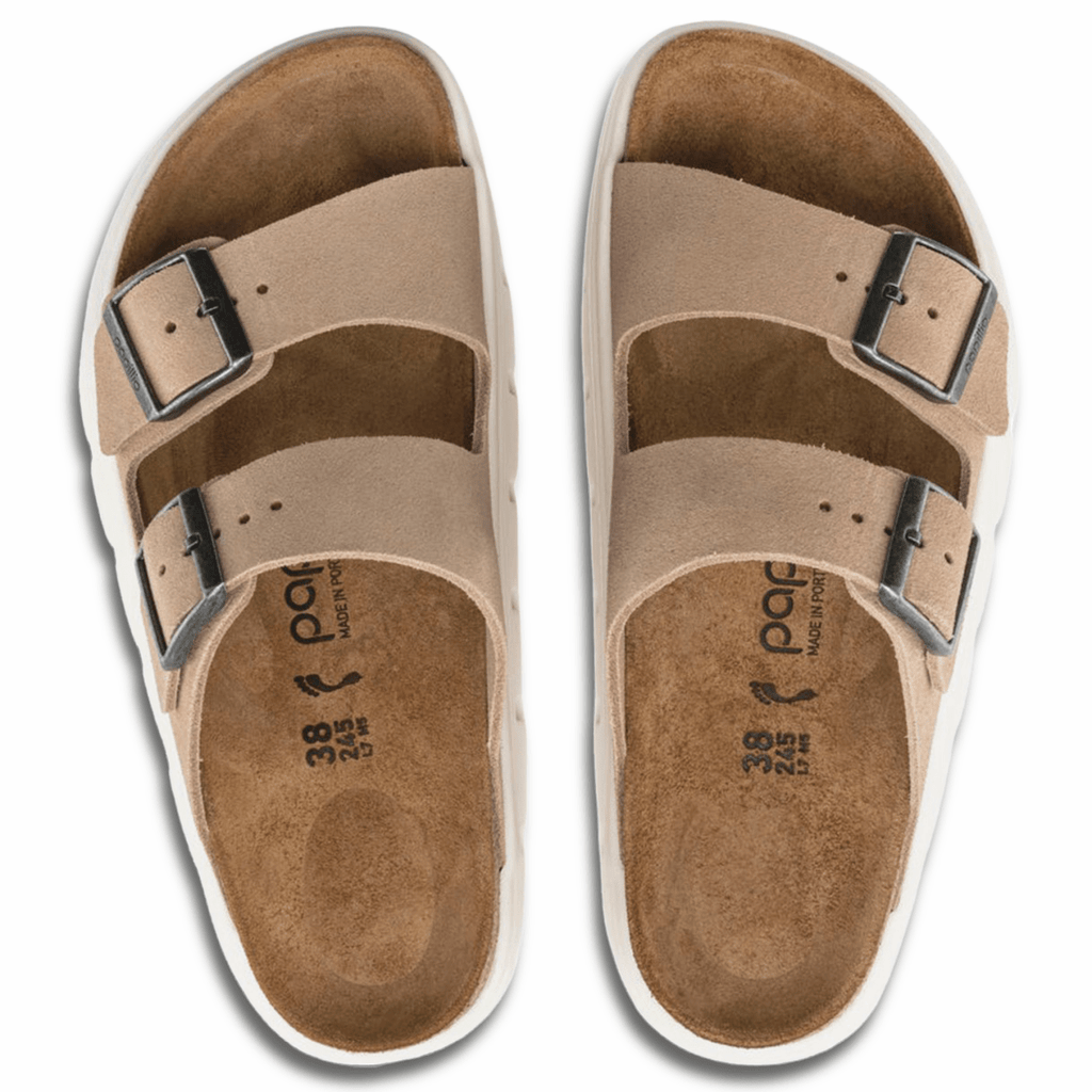 Birkenstock Women's Arizona Chunky Warm Sand Suede