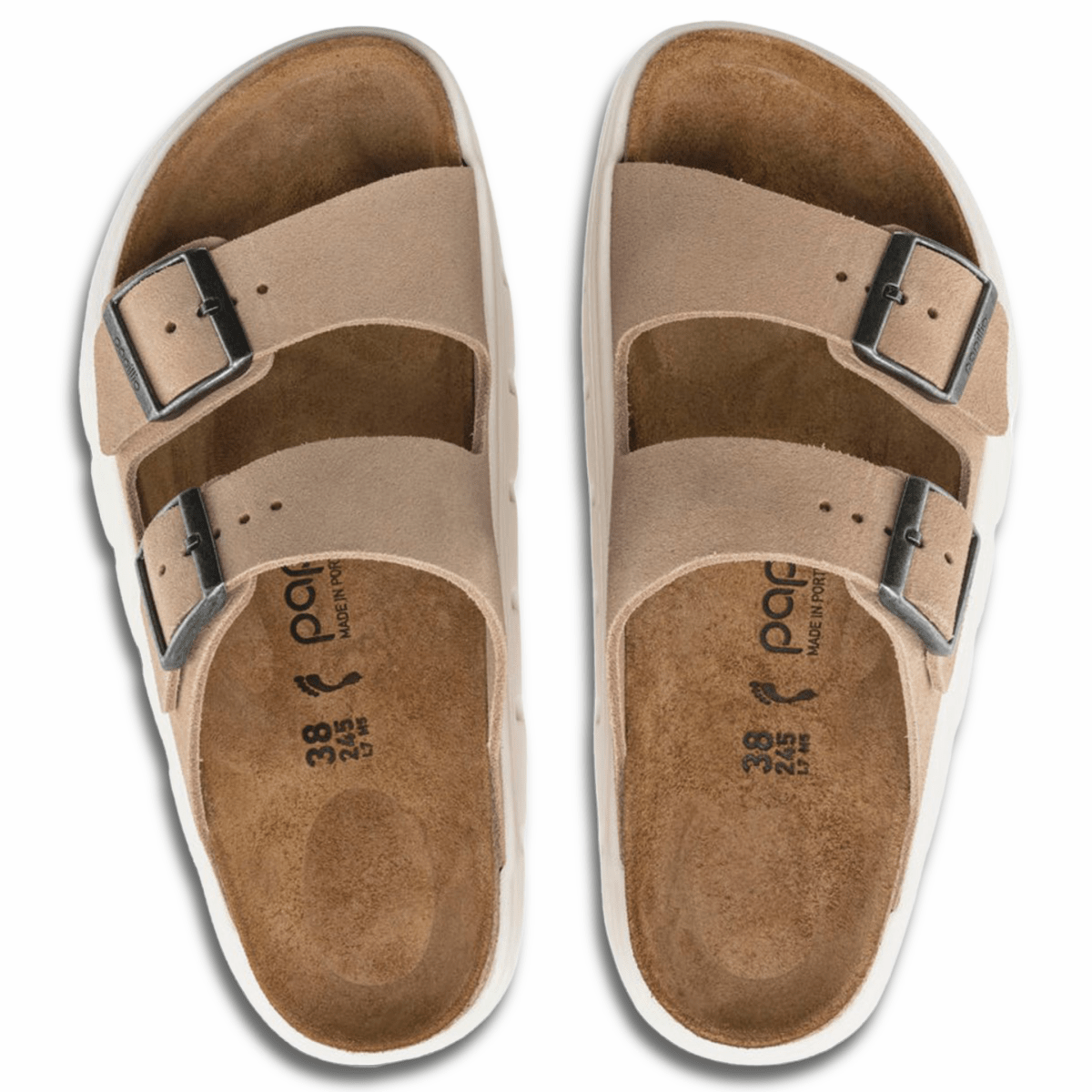 Birkenstock Women's Arizona Chunky Warm Sand Suede