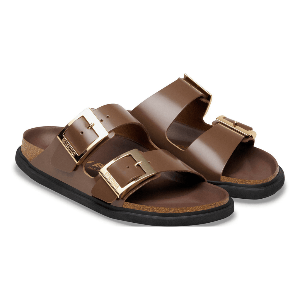 Birkenstock Women's Arizona Droplet High Shine Carafe Leather