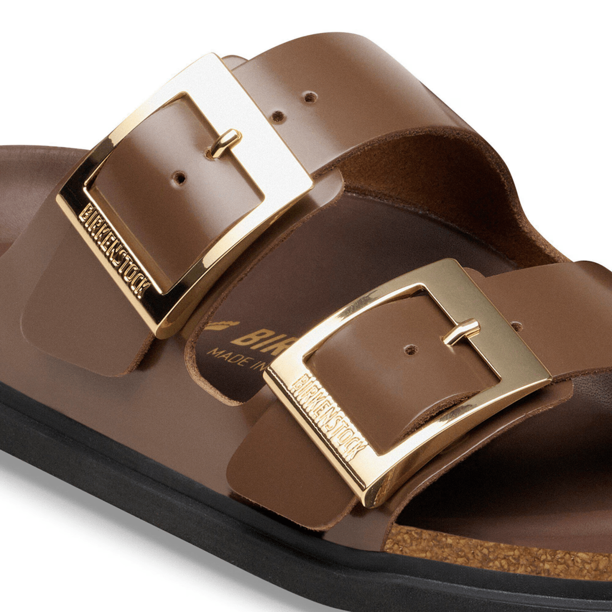Birkenstock Women's Arizona Droplet High Shine Carafe Leather