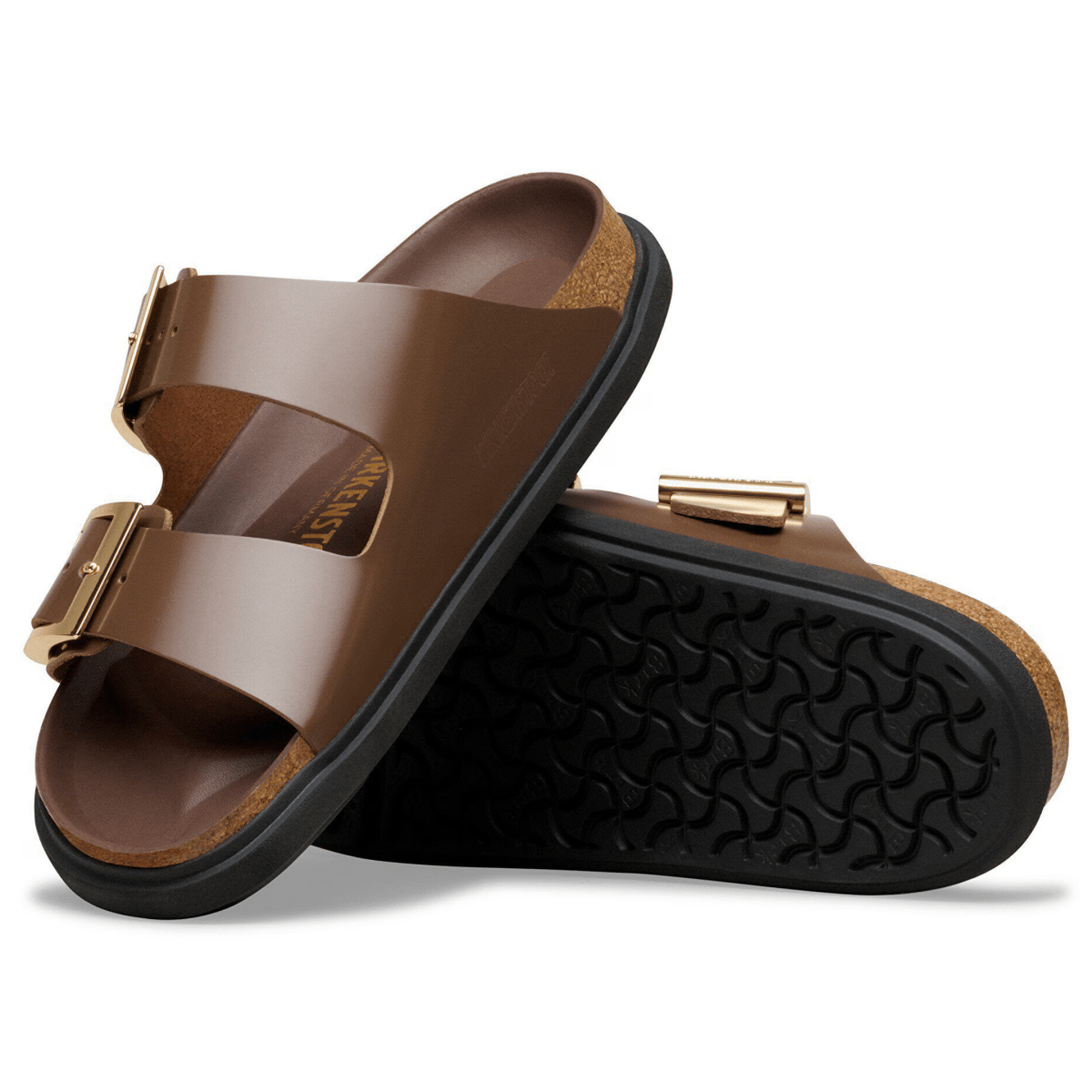 Birkenstock Women's Arizona Droplet High Shine Carafe Leather