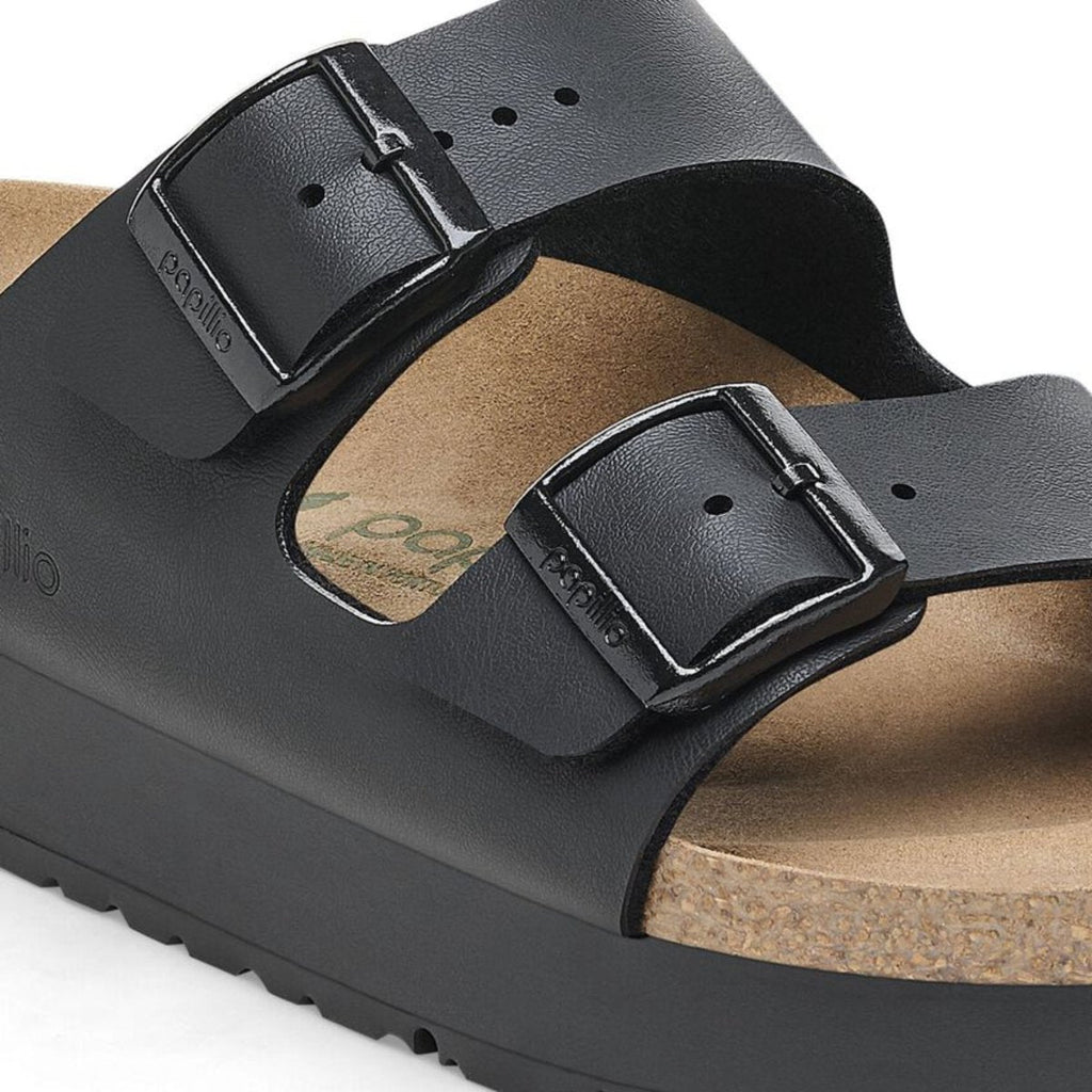 Birkenstock Women's Arizona Flex Platform Birko-Flor Black