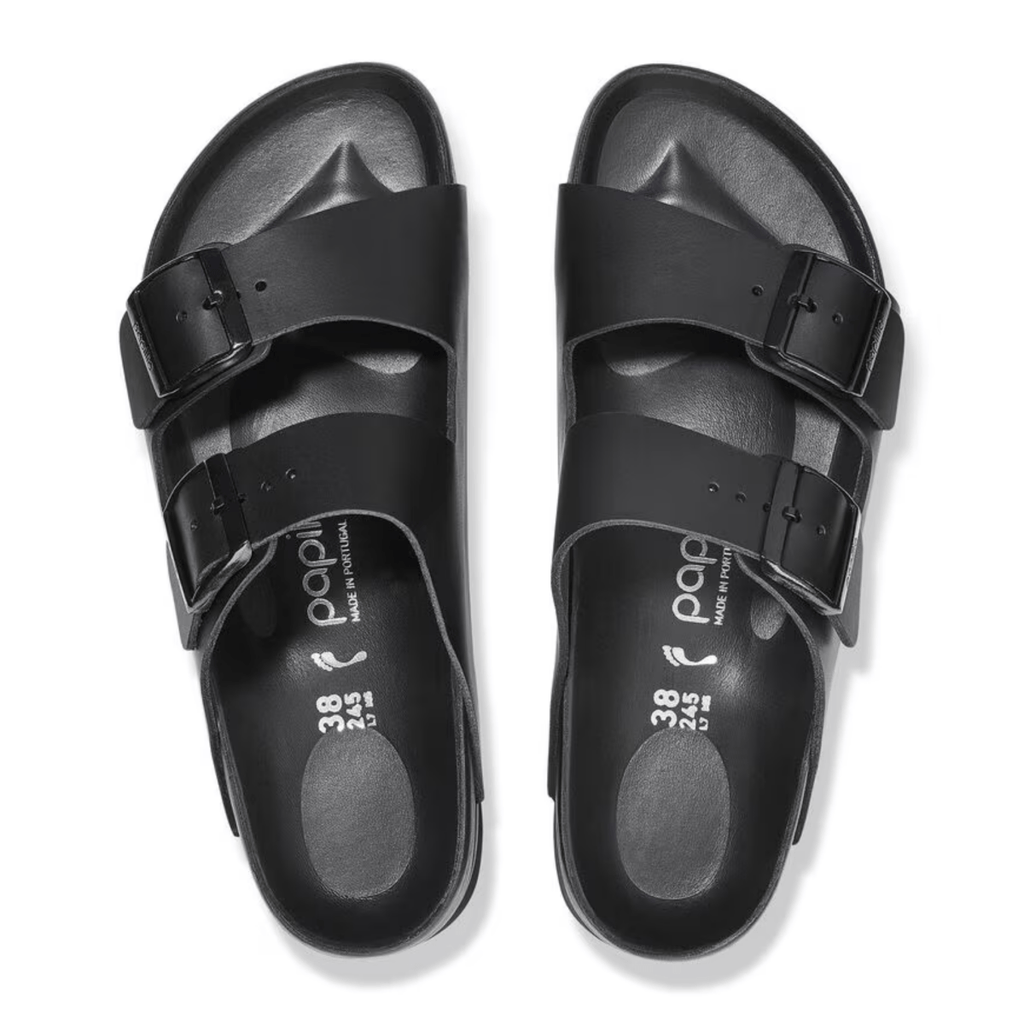 Birkenstock Women's Arizona Flex Platform Leather Black
