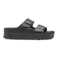 Birkenstock Women's Arizona Flex Platform Leather Black