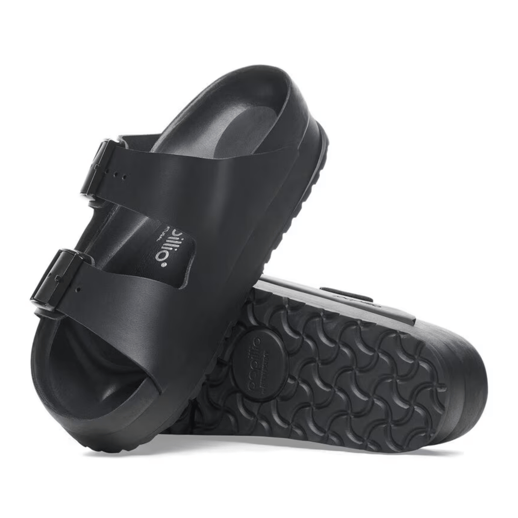Birkenstock Women's Arizona Flex Platform Leather Black
