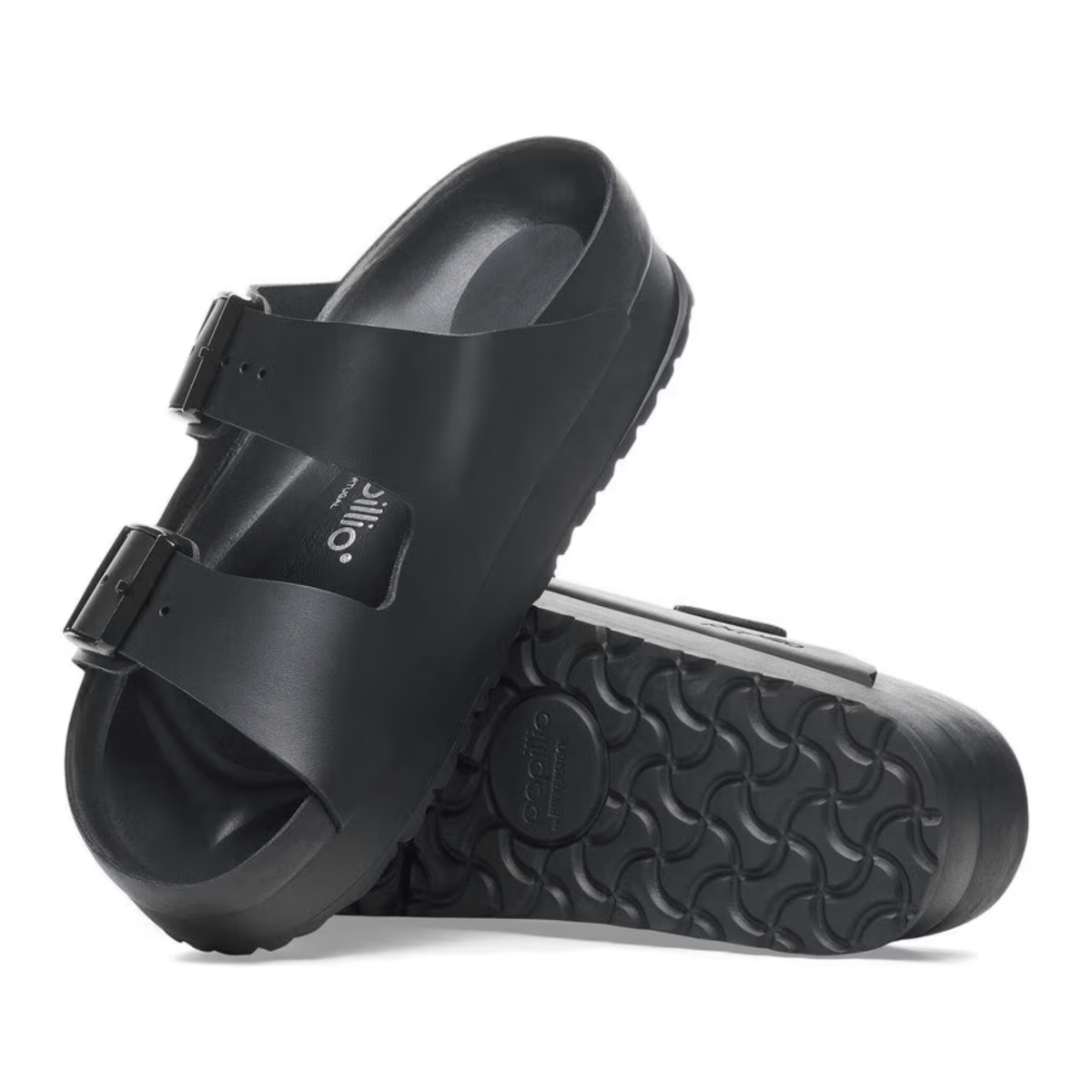 Birkenstock Women's Arizona Flex Platform Leather Black