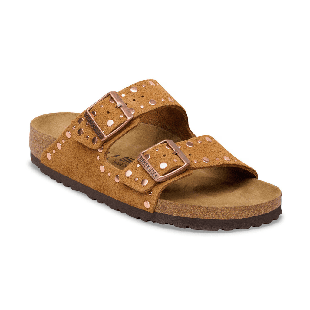 Birkenstock Women's Arizona Rivets Mink Suede